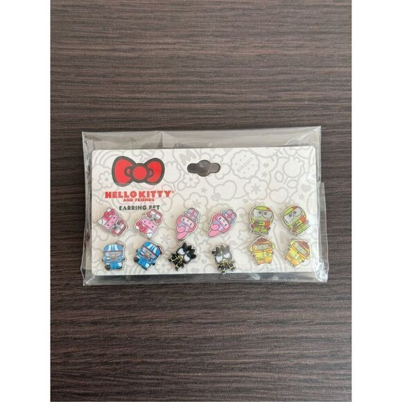 Sanrio Hello Kitty And Friends Racing Outfit Earring Set - Picture 1 of 2